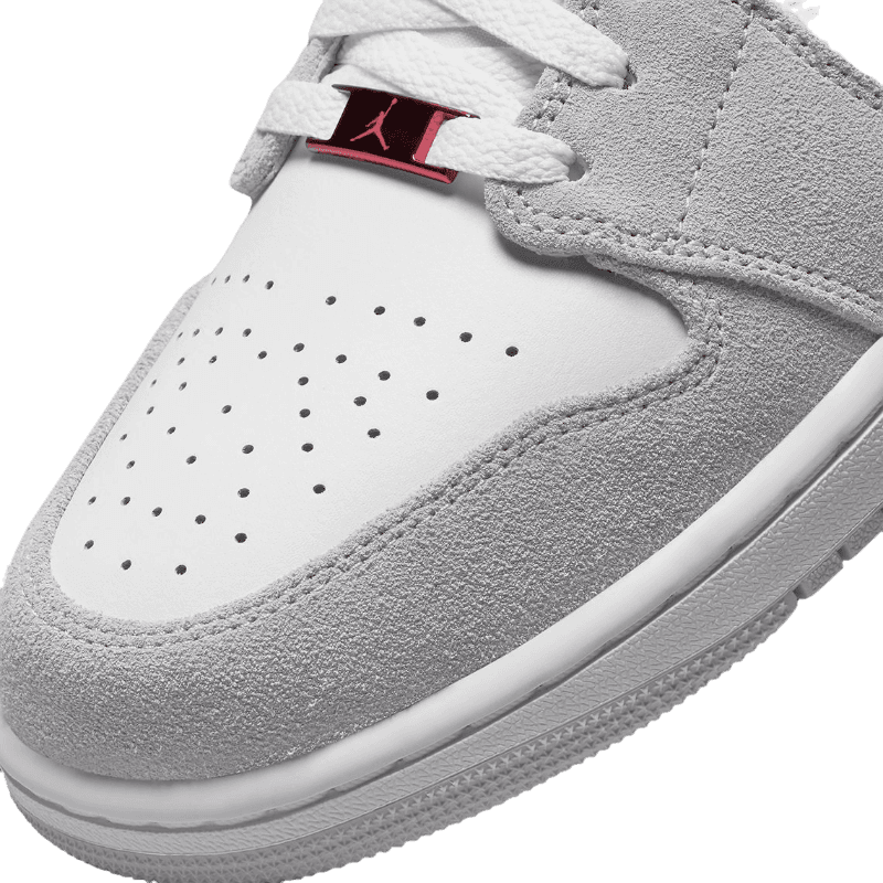 Air Jordan 1 Low Light Smoke Grey Red